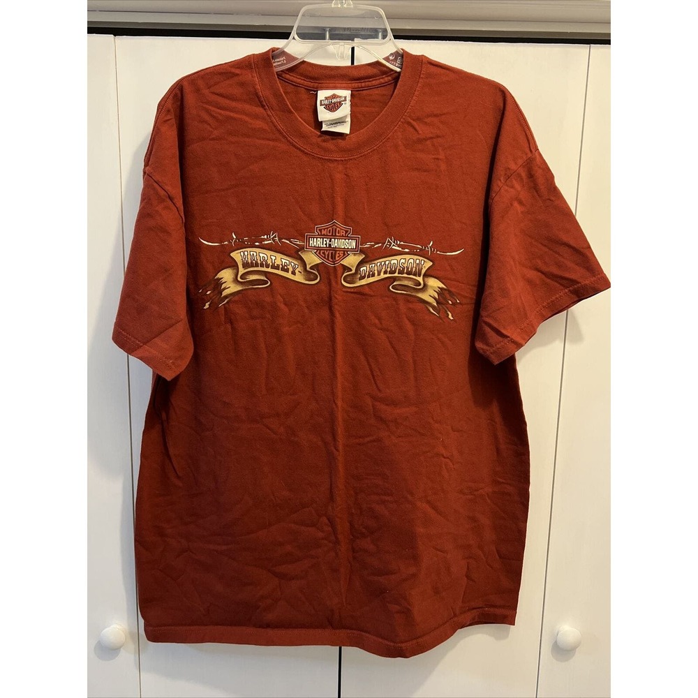 VTG 2006 Adams Center, NY Harley Davidson Beefy-T / RK STRATMAN T-Shirt Sz XL